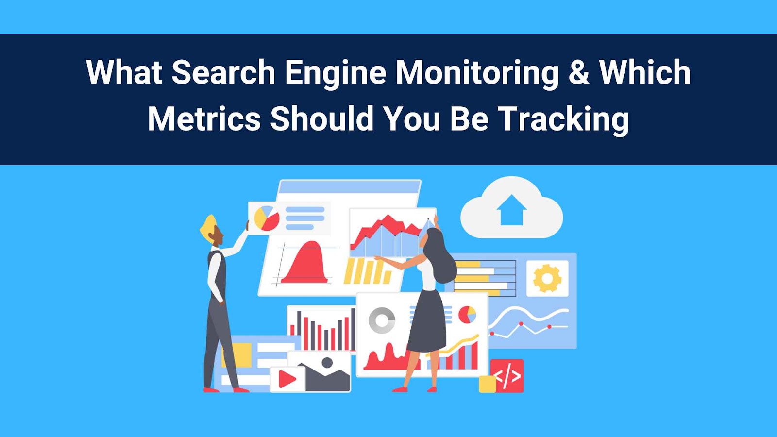 Illustration of search engine monitoring tools and metrics.