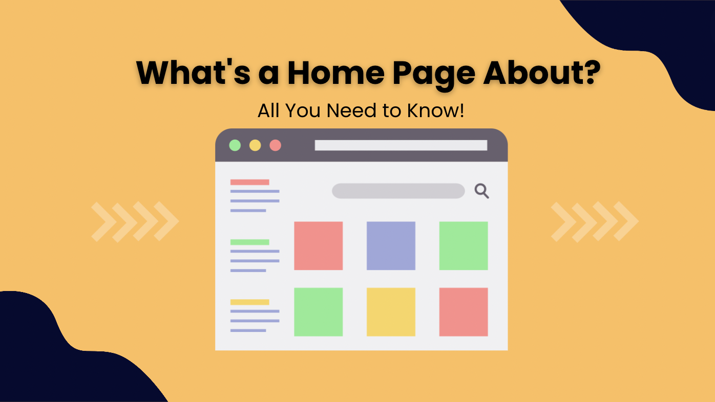 What is home page or homepage